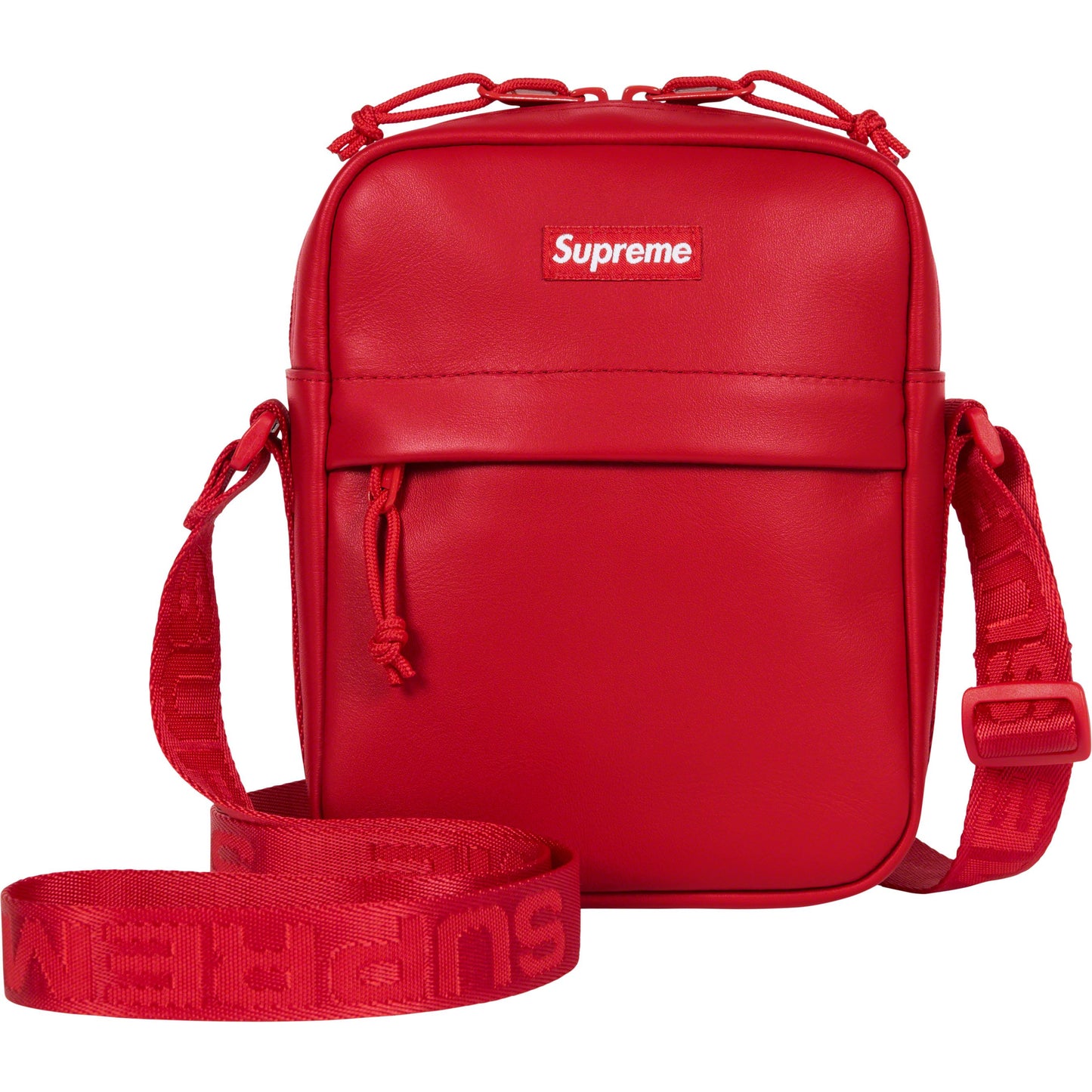 Sup Leather Shoulder Bag Red