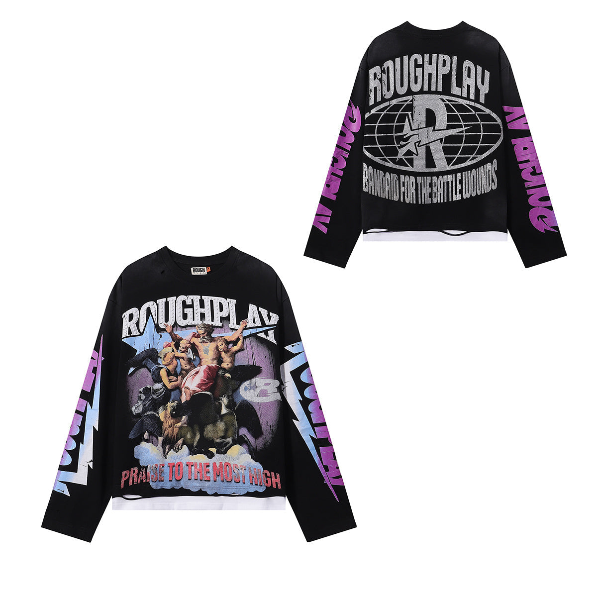 Rough Play Gods Long Sleeve Tee qckPR