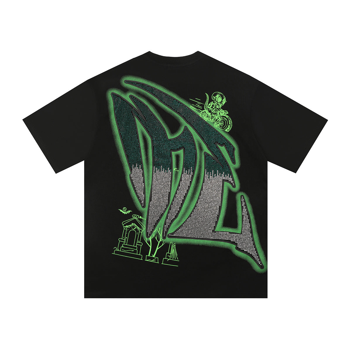 Mixed Emotion Green Lizard Tee qckPR