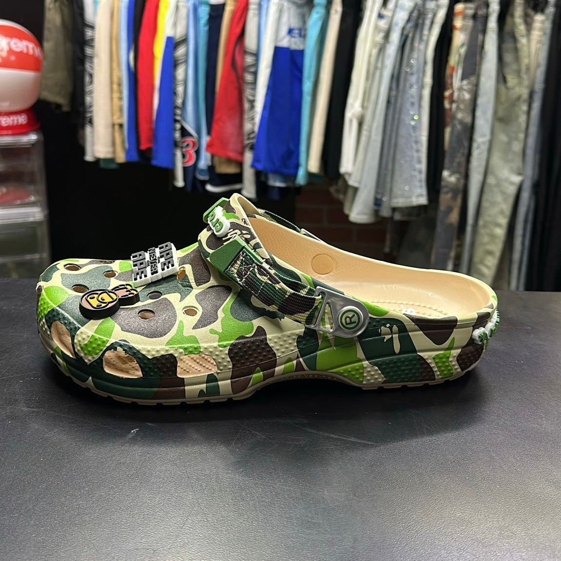 Bape x Crocs Green qckPR