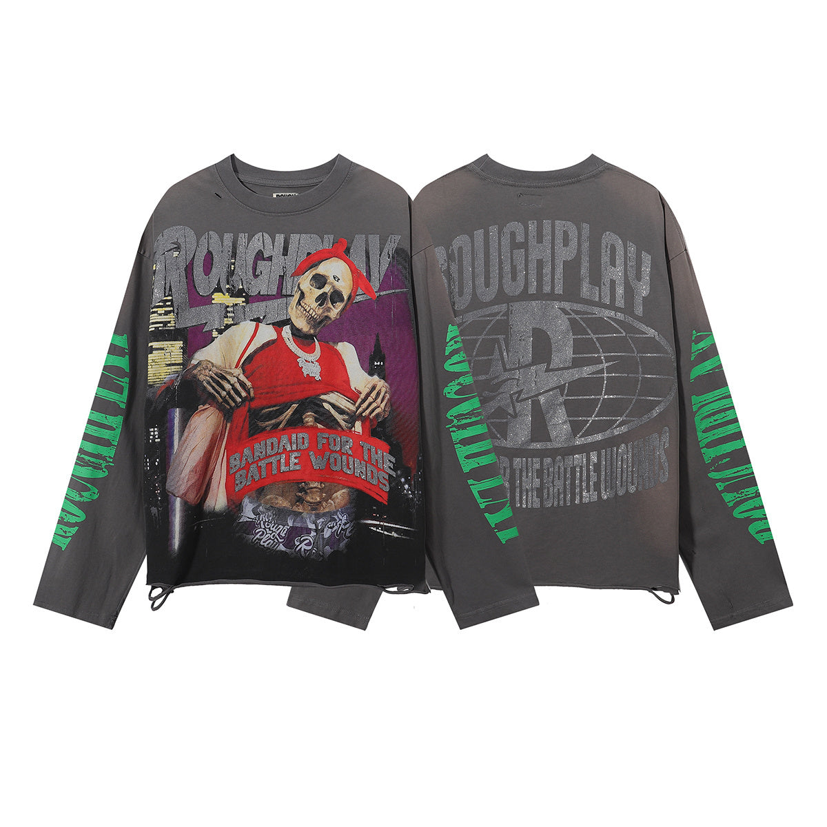 Rough Play Thug Long Sleeve Tee qckPR
