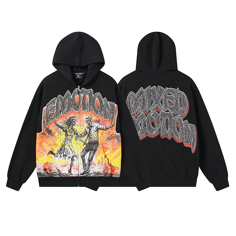 Mixed Emotion Death Dancing Hoodie qckPR