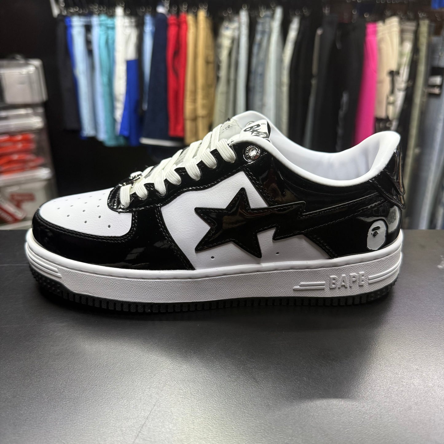 Bape Bapesta Black & White