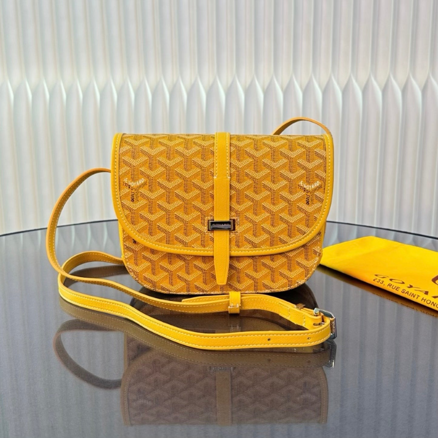 Goyard Sidebag (yellow)