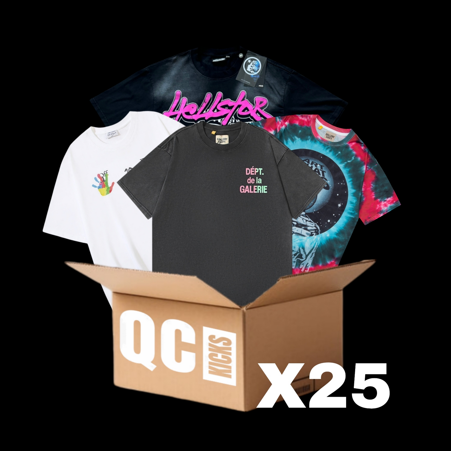X25 Brand T-Shirts Box qckPR