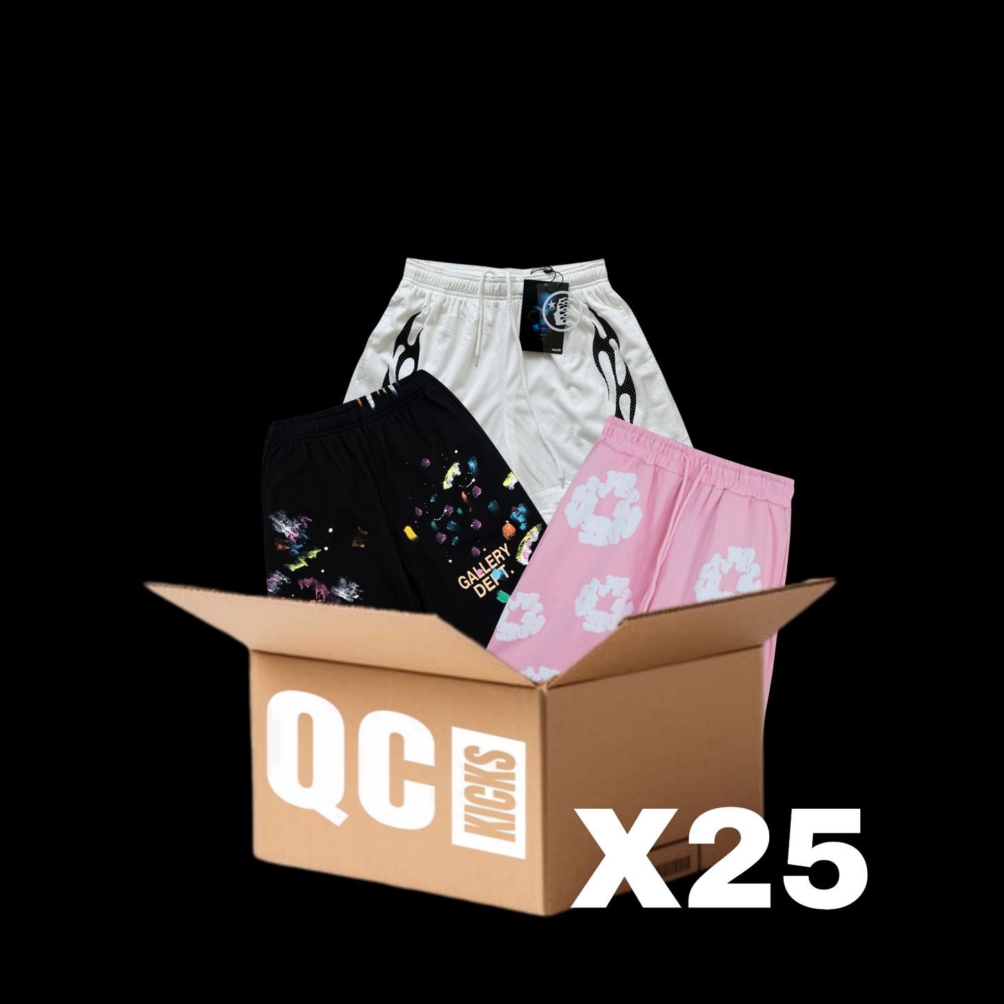X25 Brand Shorts Box qckPR