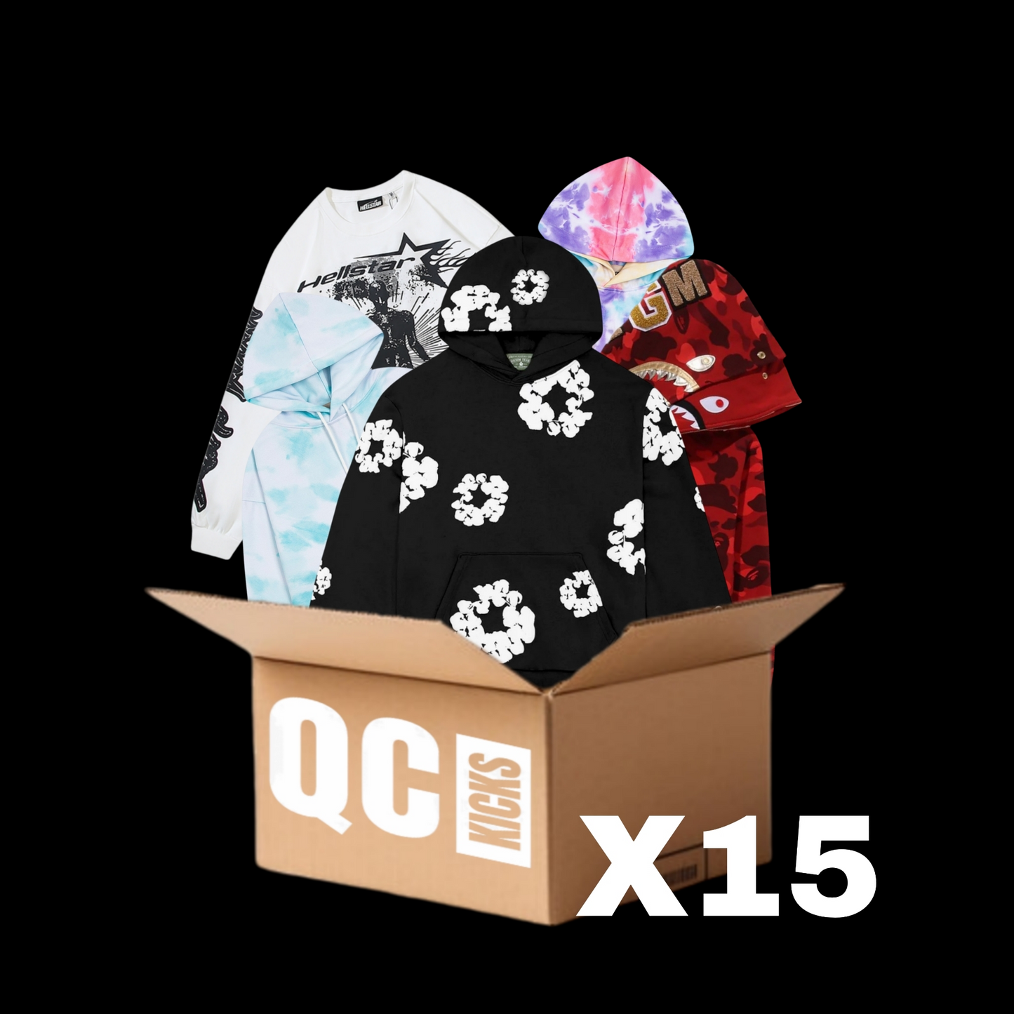 X15 Brand Hoodies Box qckPR