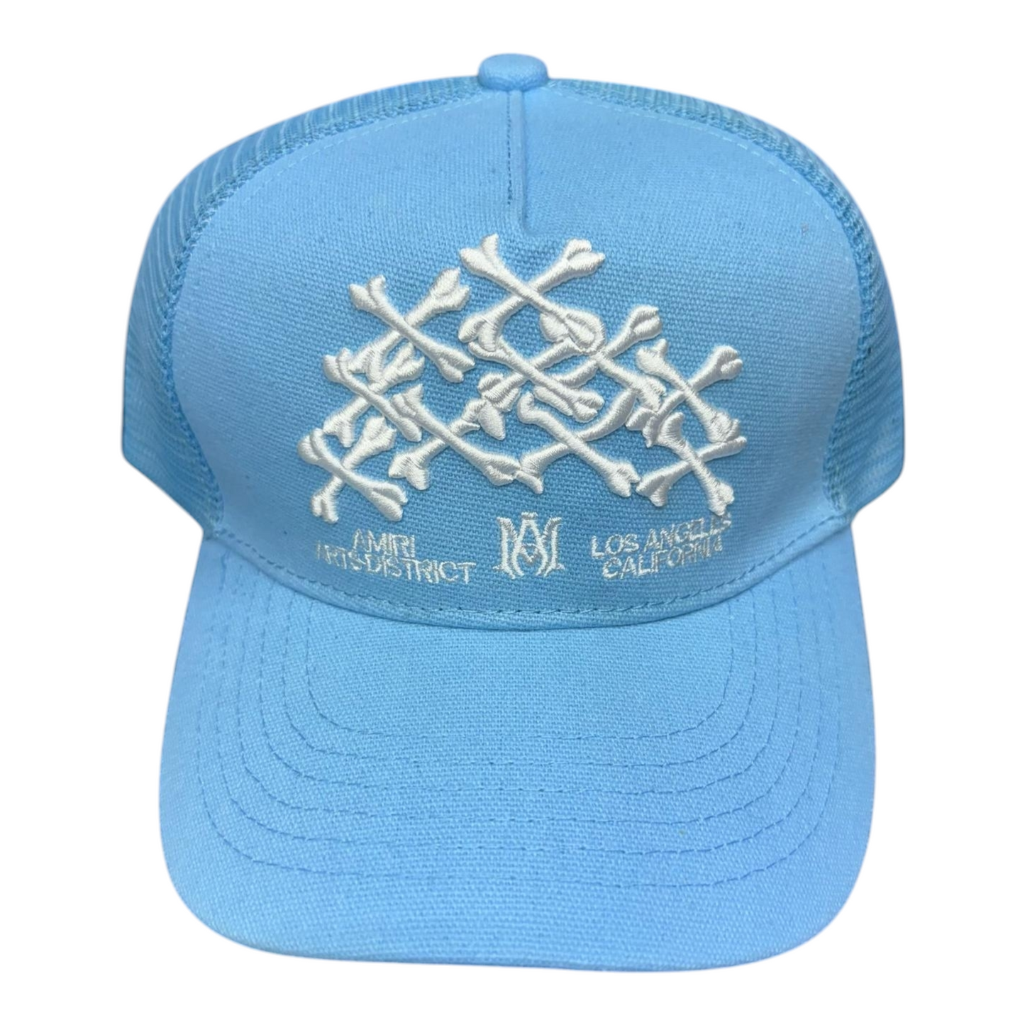 Amiri Bone Cross Blue Hat