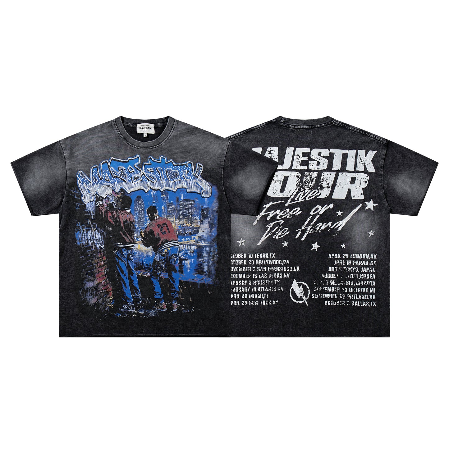 Majestik Die Hard Tour Tee qckPR
