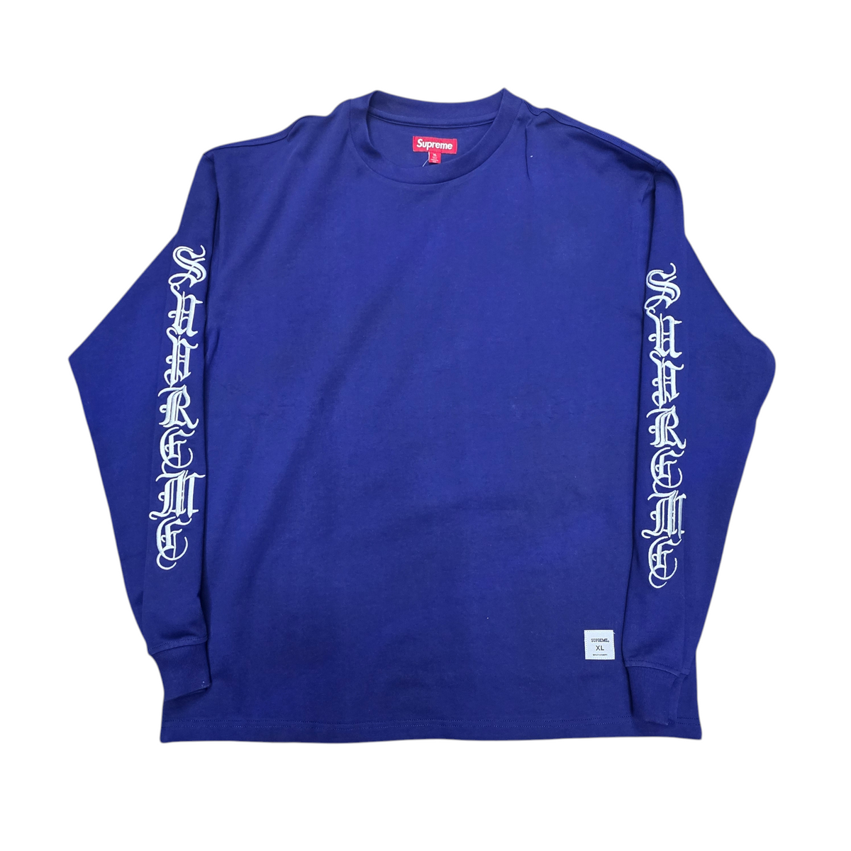 Sup Roman Sleeve Dark Blue Sweater qckPR