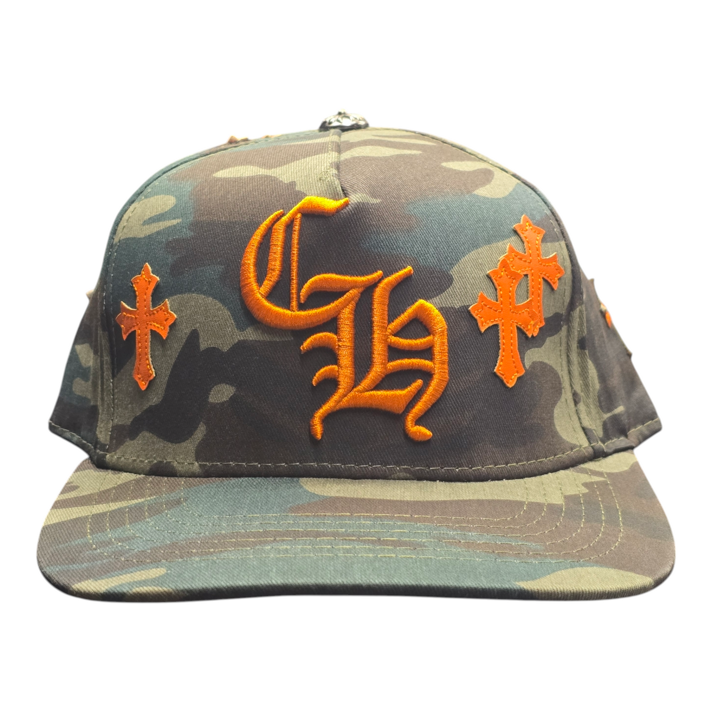 Chrome Hearts Cross Patch Camo Hat