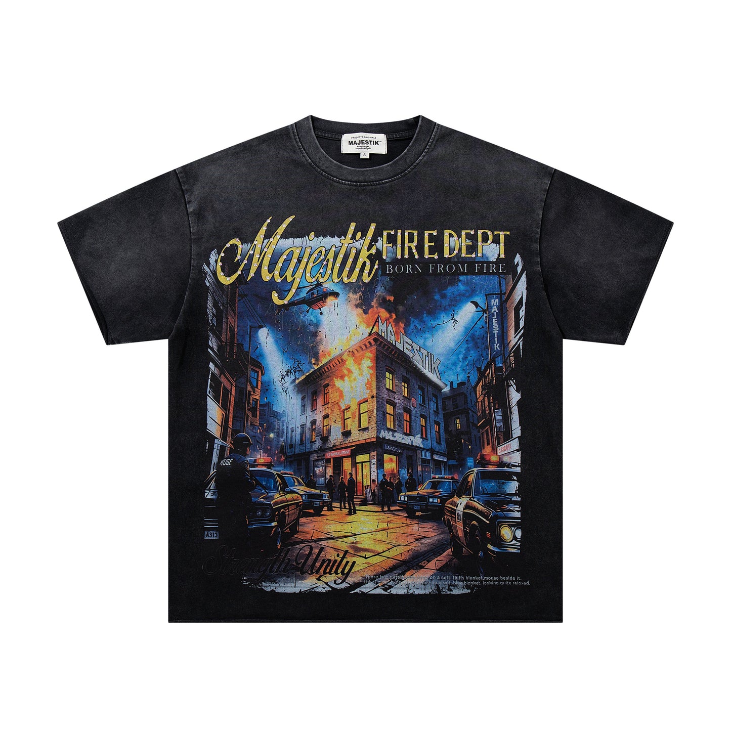 Majestik Fire Dept Tee qckPR