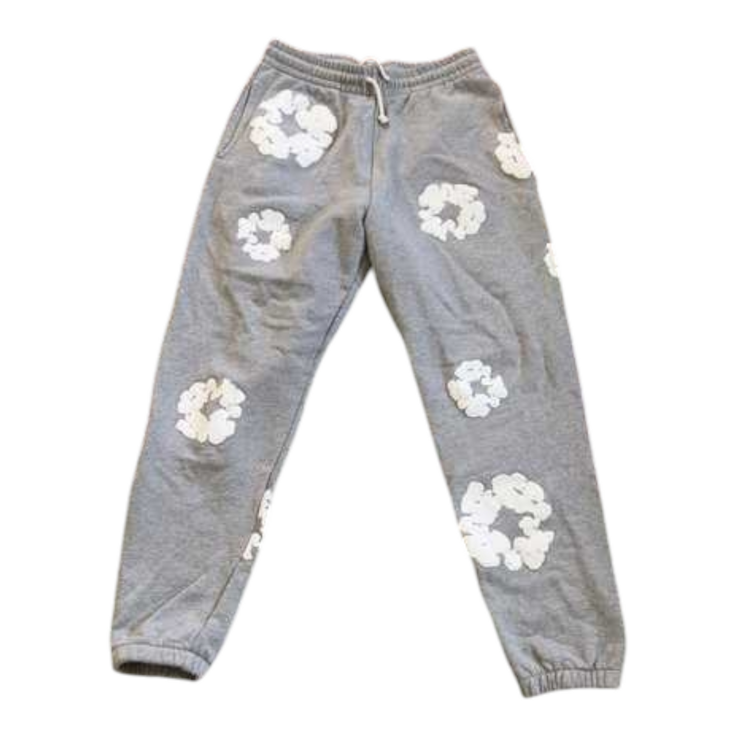 Denim Tears Rhinestone Grey Sweatpants l qckPR
