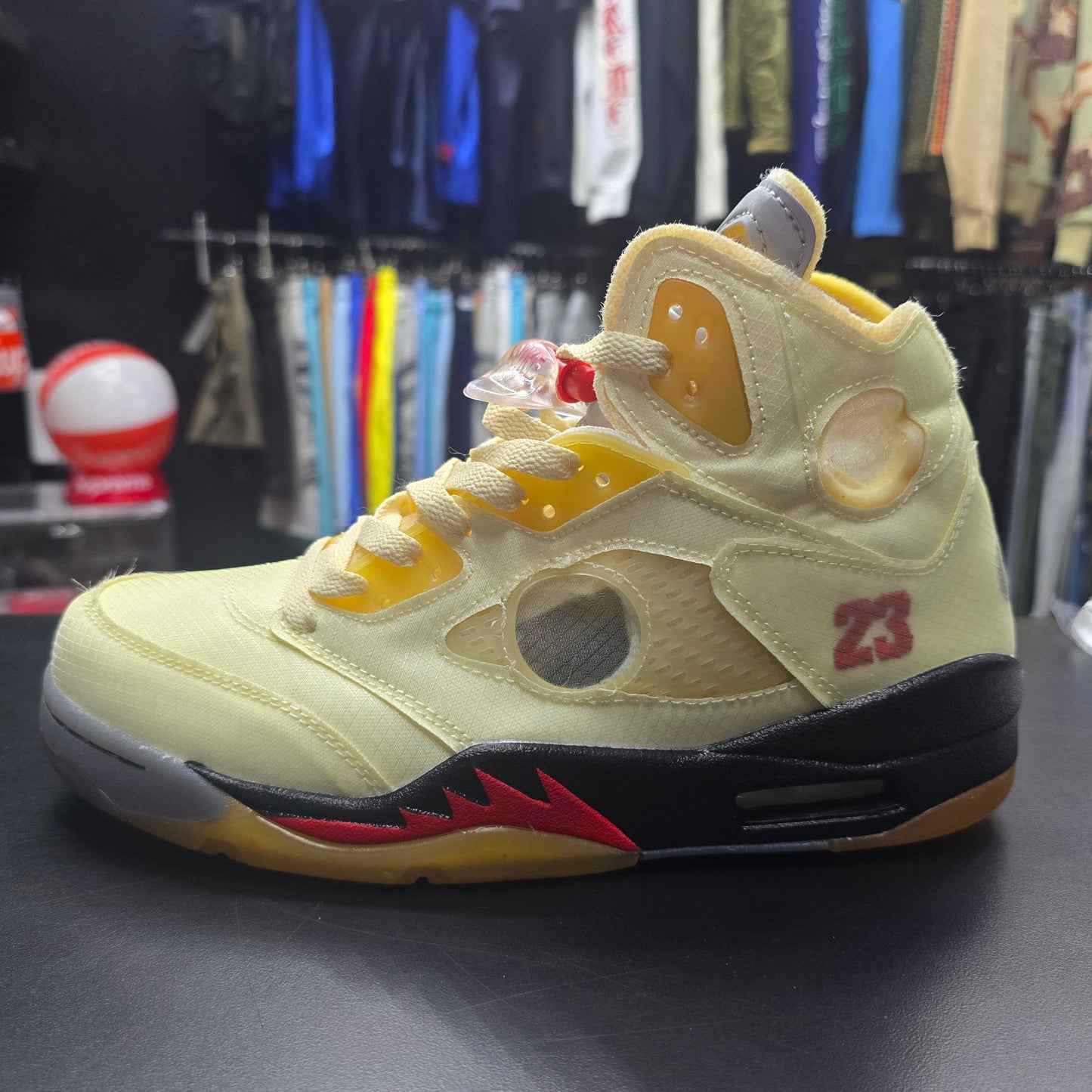 Jordan 5 Retro Off-White Sail qckPR