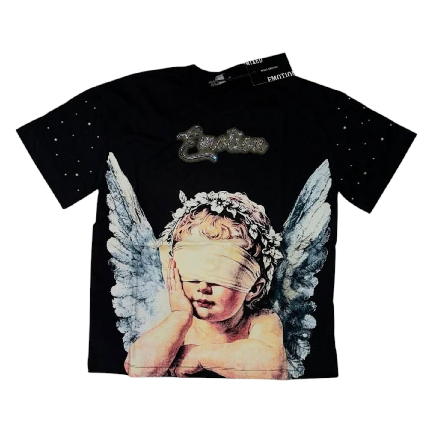 Mixed Emotion Time off Black Tee qckPR