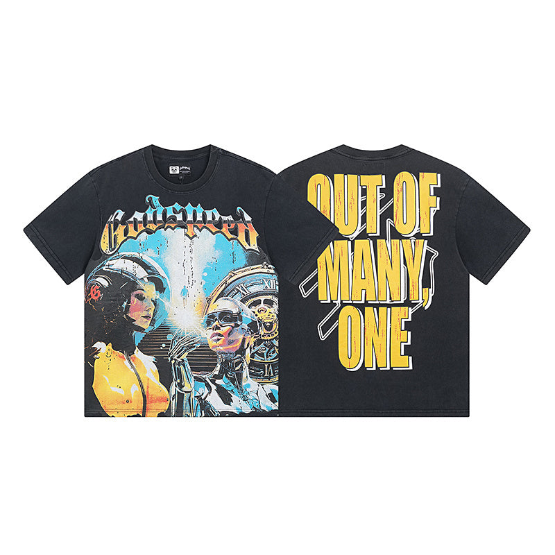 Godspeed Spacegirls Tee qckPR