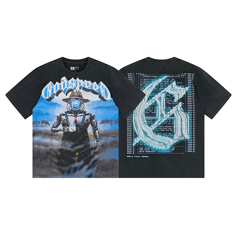 Godspeed Robot Farmer Tee qckPR
