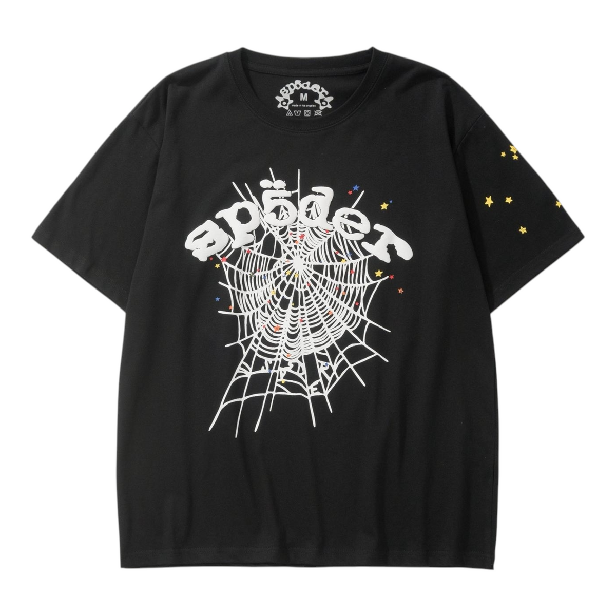 Sp5der Classic Black Tee qckPR