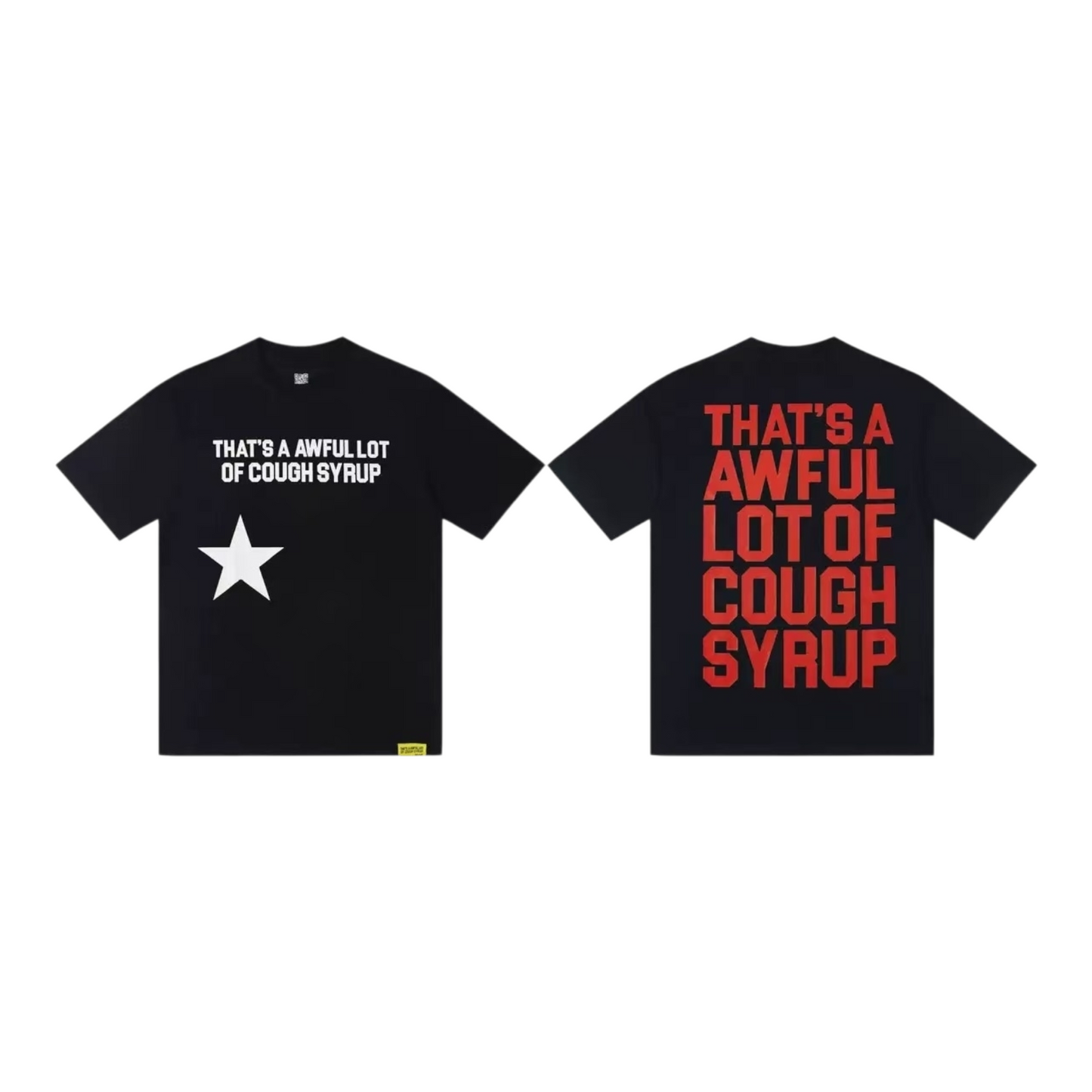 Cough Syrup One Star Tee qckPR