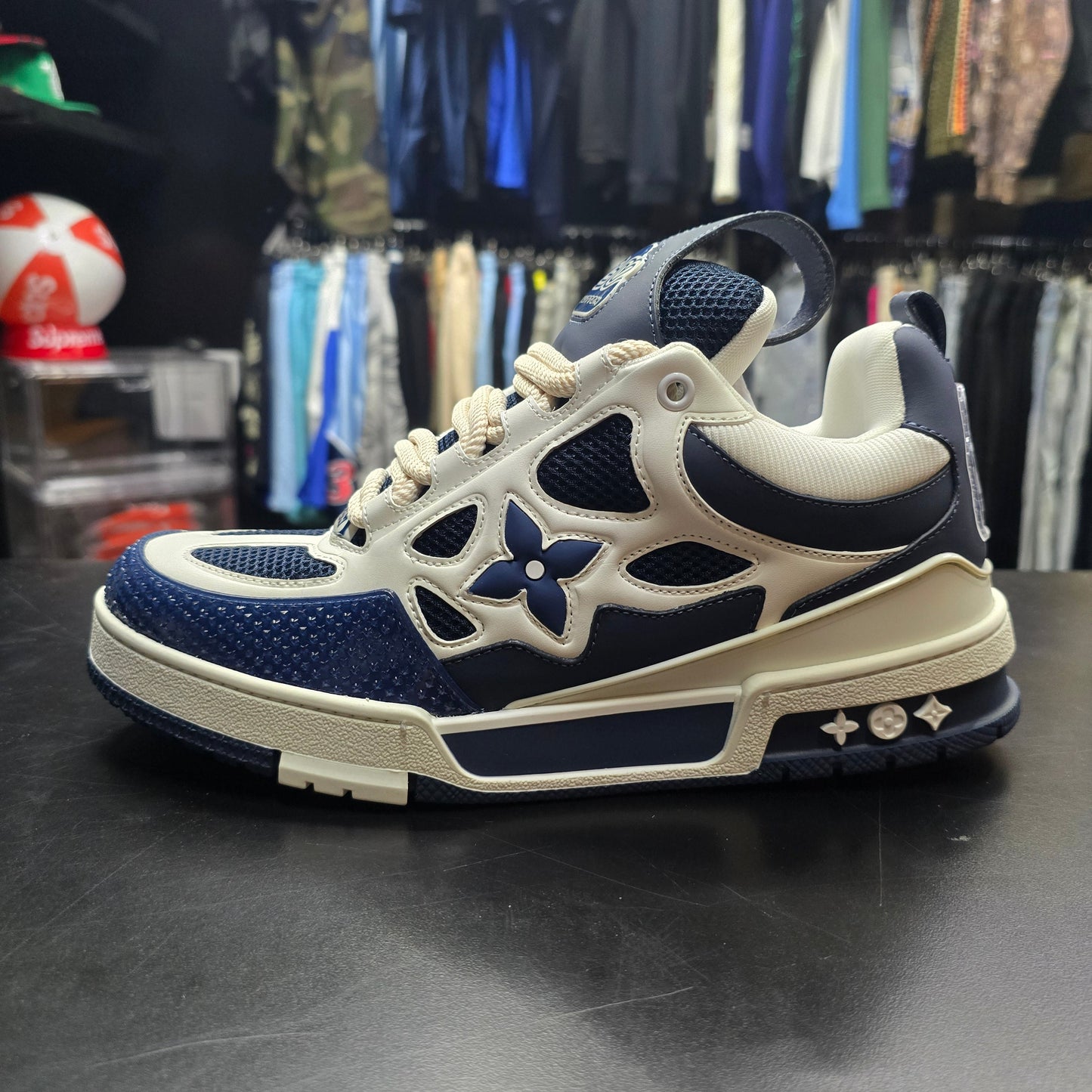 Louis Vuitton Stellar Dark Blue Sneaker qckPR