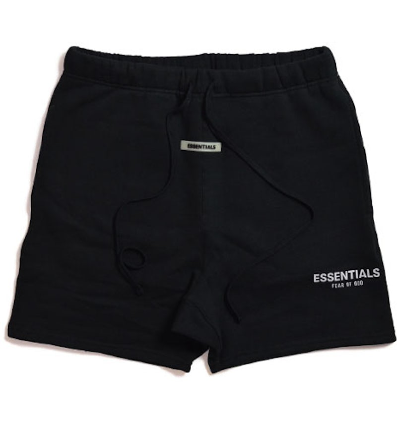 Essentials Black Shorts qckPR