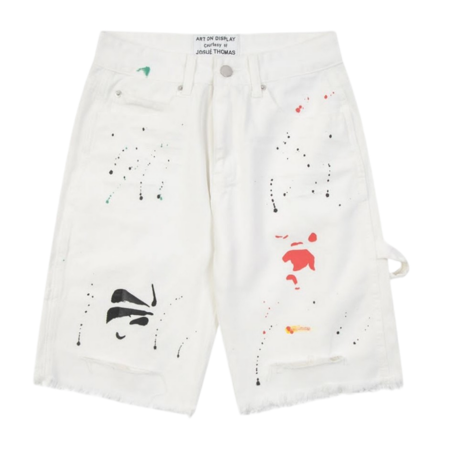 Gallery Dept. White Canvas Shorts Jeans