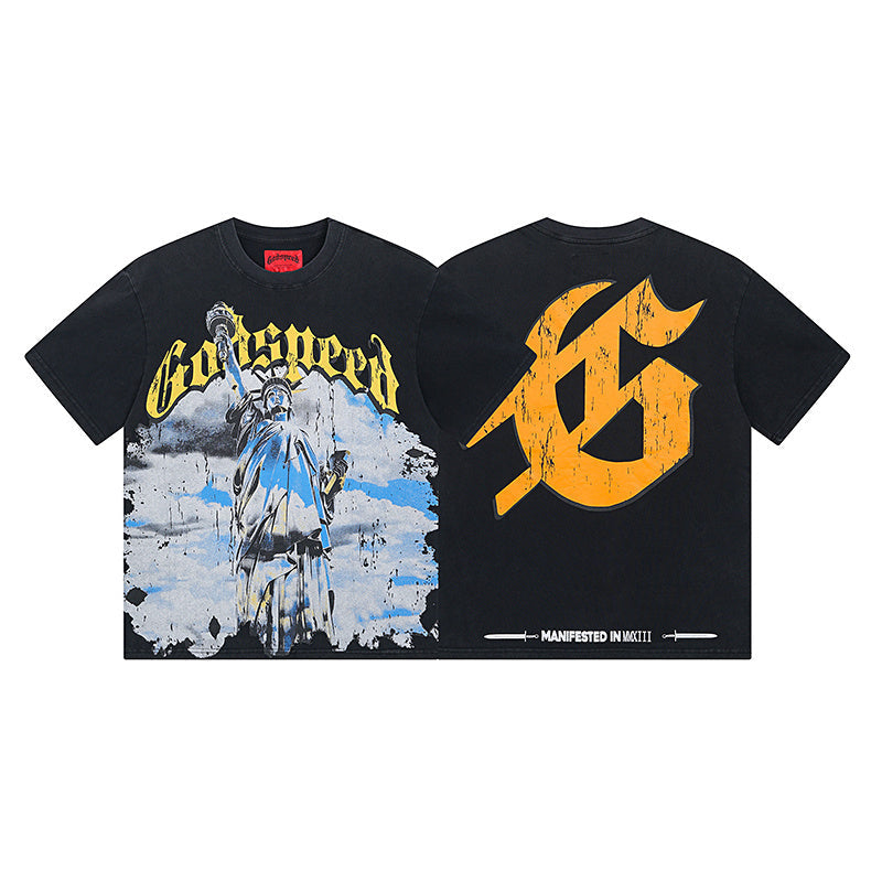 Godspeed Crystal Liberty Tee qckPR