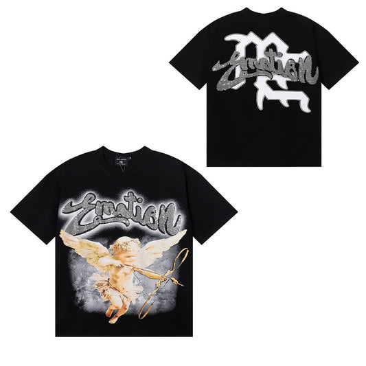 Mixed Emotion Flying Angel Tee qckPR