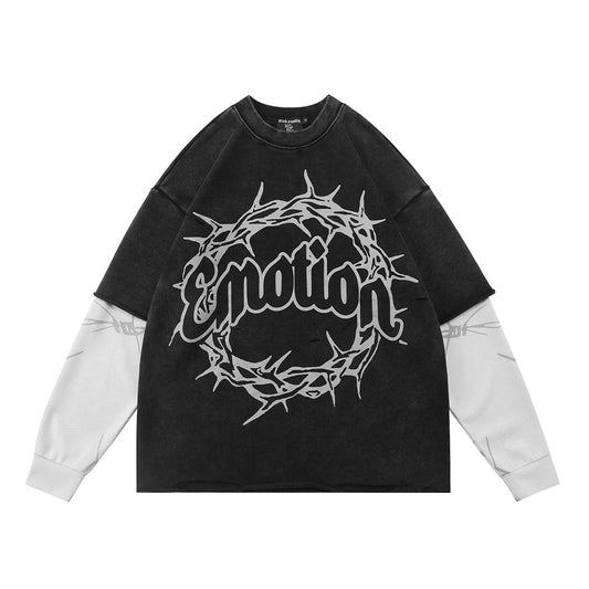 Mixed Emotion Holy Long Sleeve Tee
