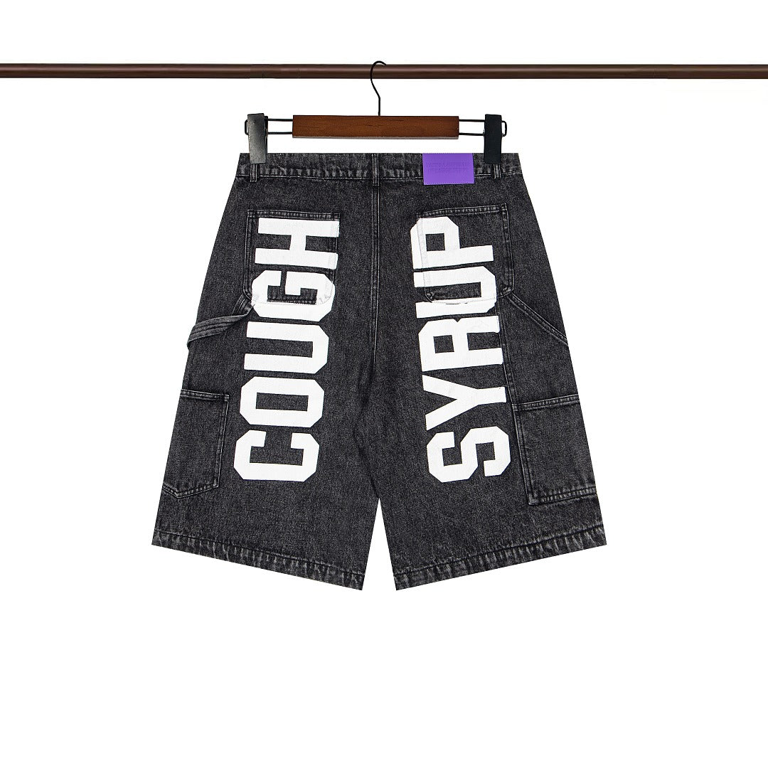 Cough Syrup Jeans Shorts