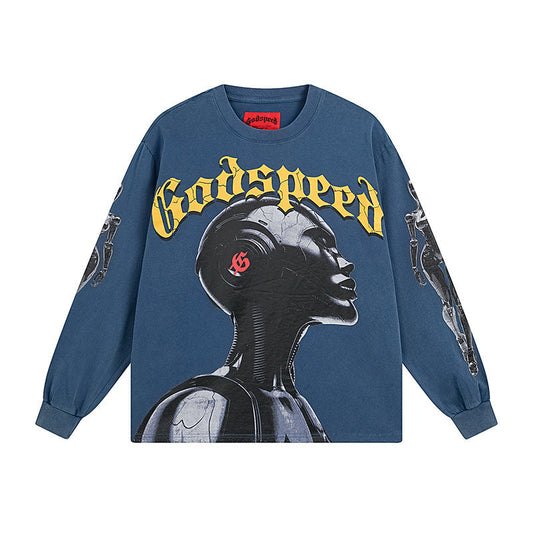 Godspeed Retro Future Long Sleeve Tee qckPR