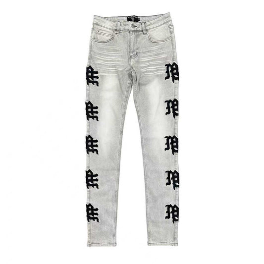 Mixed Emotion Logo Jeans qckPR