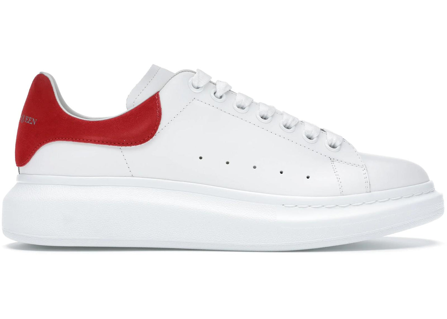 Alexander McQueen Oversized White Red