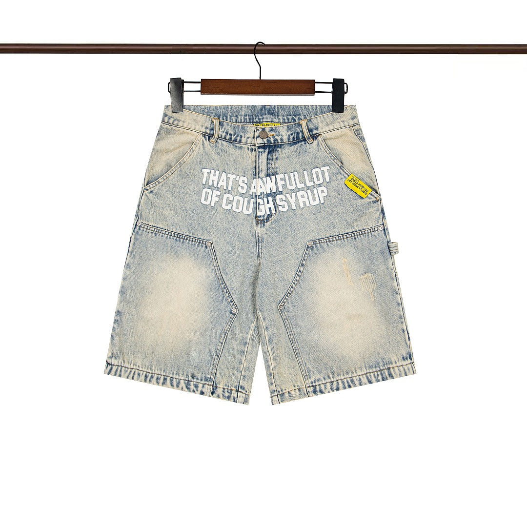 Cough Syrup Jeans Shorts