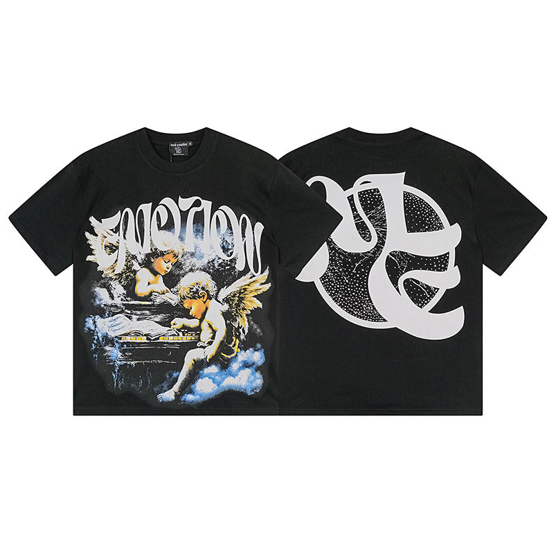Mixed Emotion Sad Angels Tee qckPR