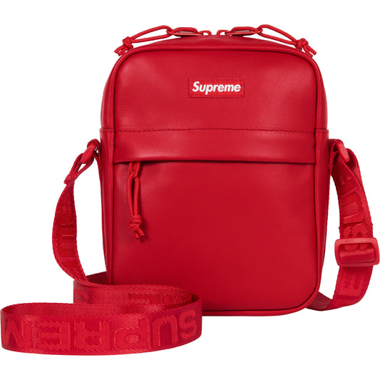 Sup Leather Shoulder Bag Red