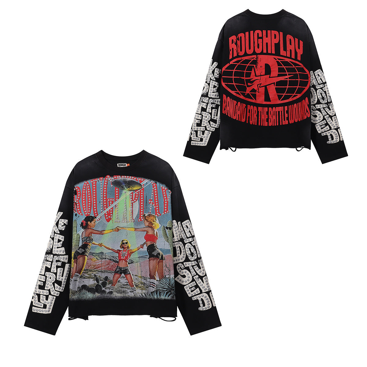 Rough Play 3 Girls Long Sleeve Tee qckPR