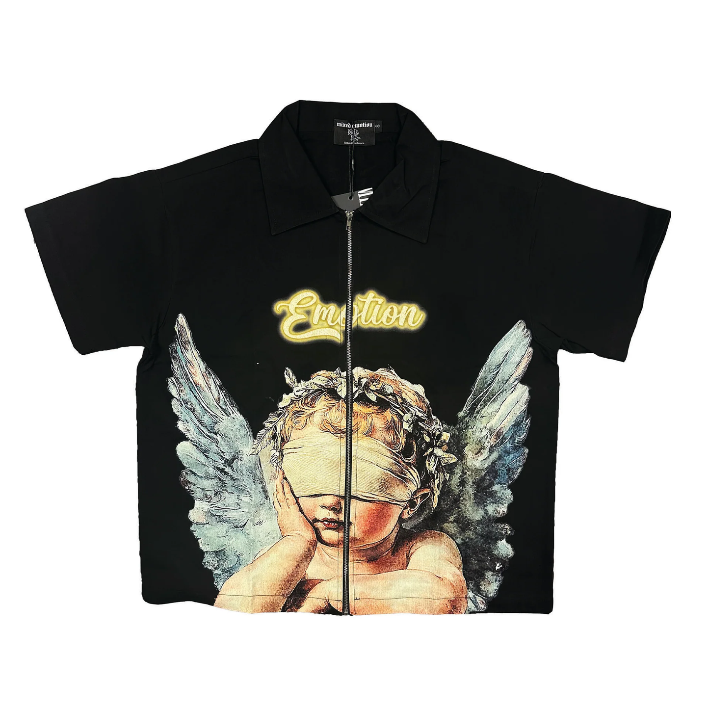 Mixed Emotion Zip Up Tee qckPR