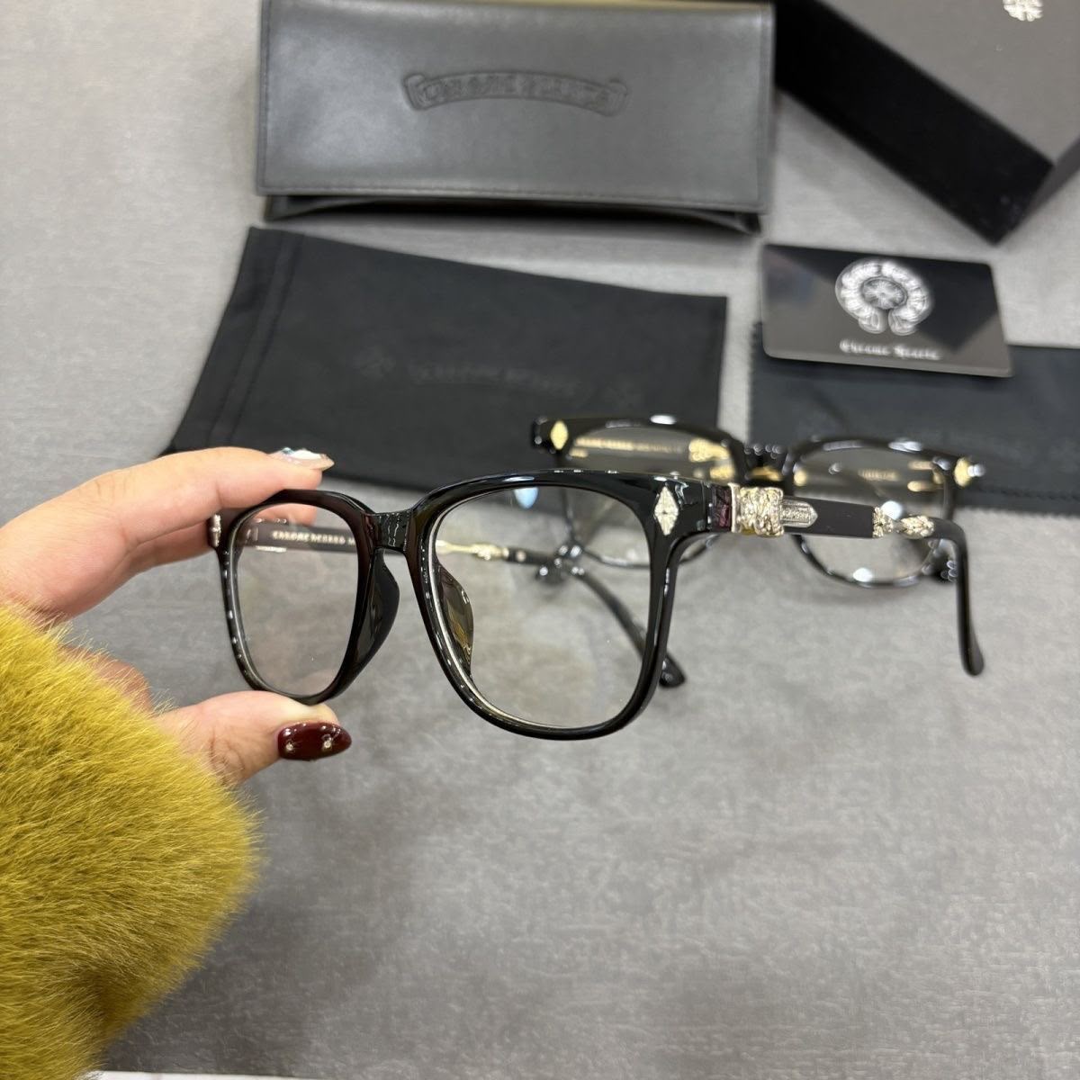 Chrome Hearts Glasses (Silver)