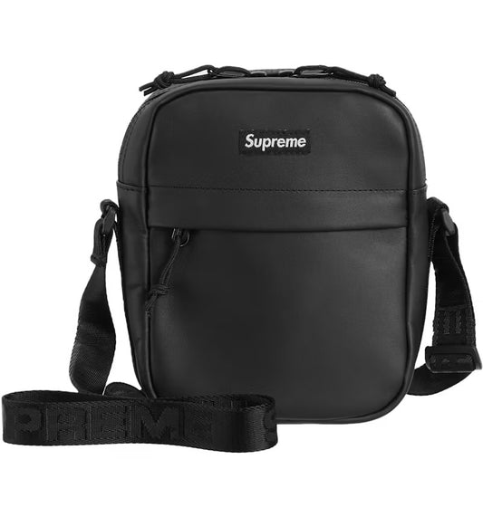 Sup Leather Shoulder Bag Black