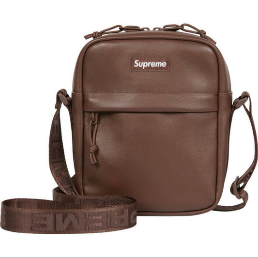 Sup Leather Shoulderbag Brown