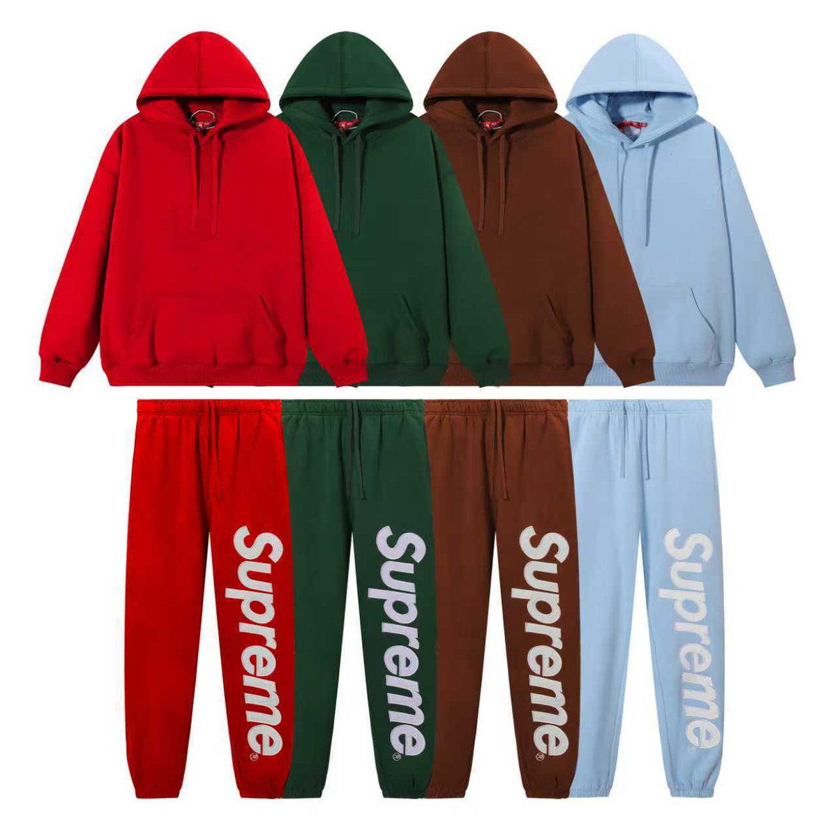 Supreme Hoodie & Sweatpants Set