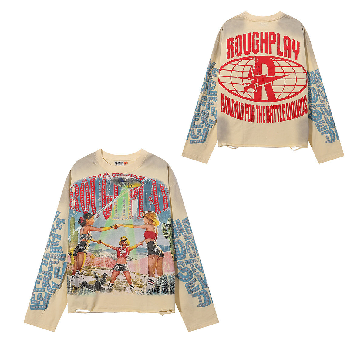 Rough Play 3 Girls Long Sleeve Tee qckPR