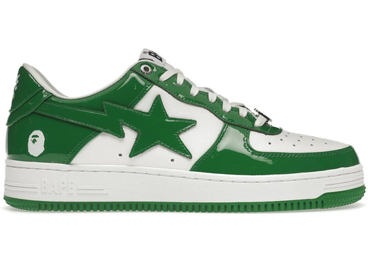 Bape BapeSta Leather Green Pine