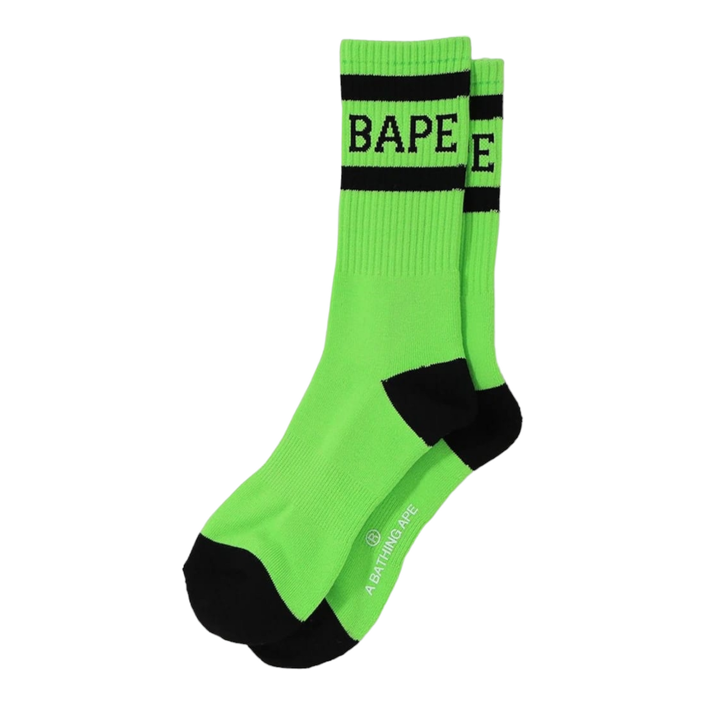 Bape Green Socks