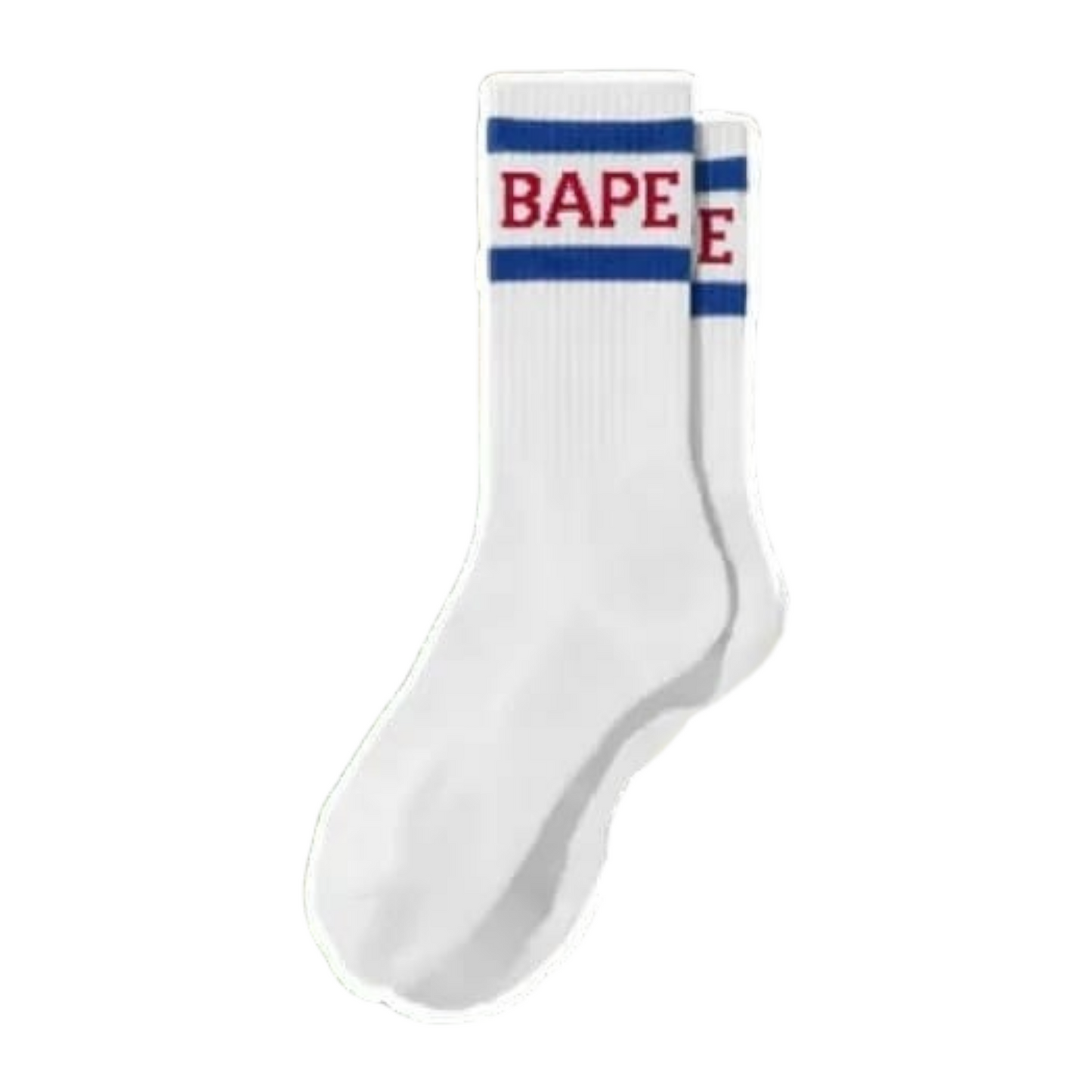 Bape White Socks