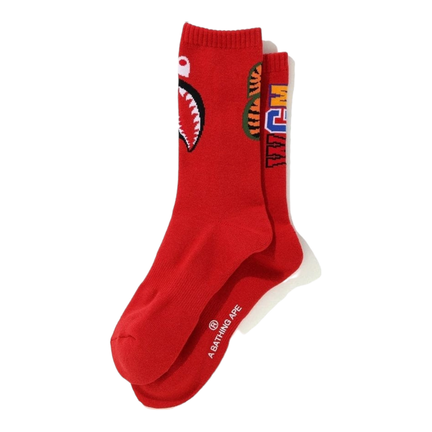 Bape Red Socks