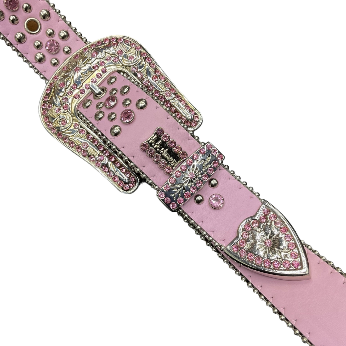 B.B. Simon Pink Classic Belts