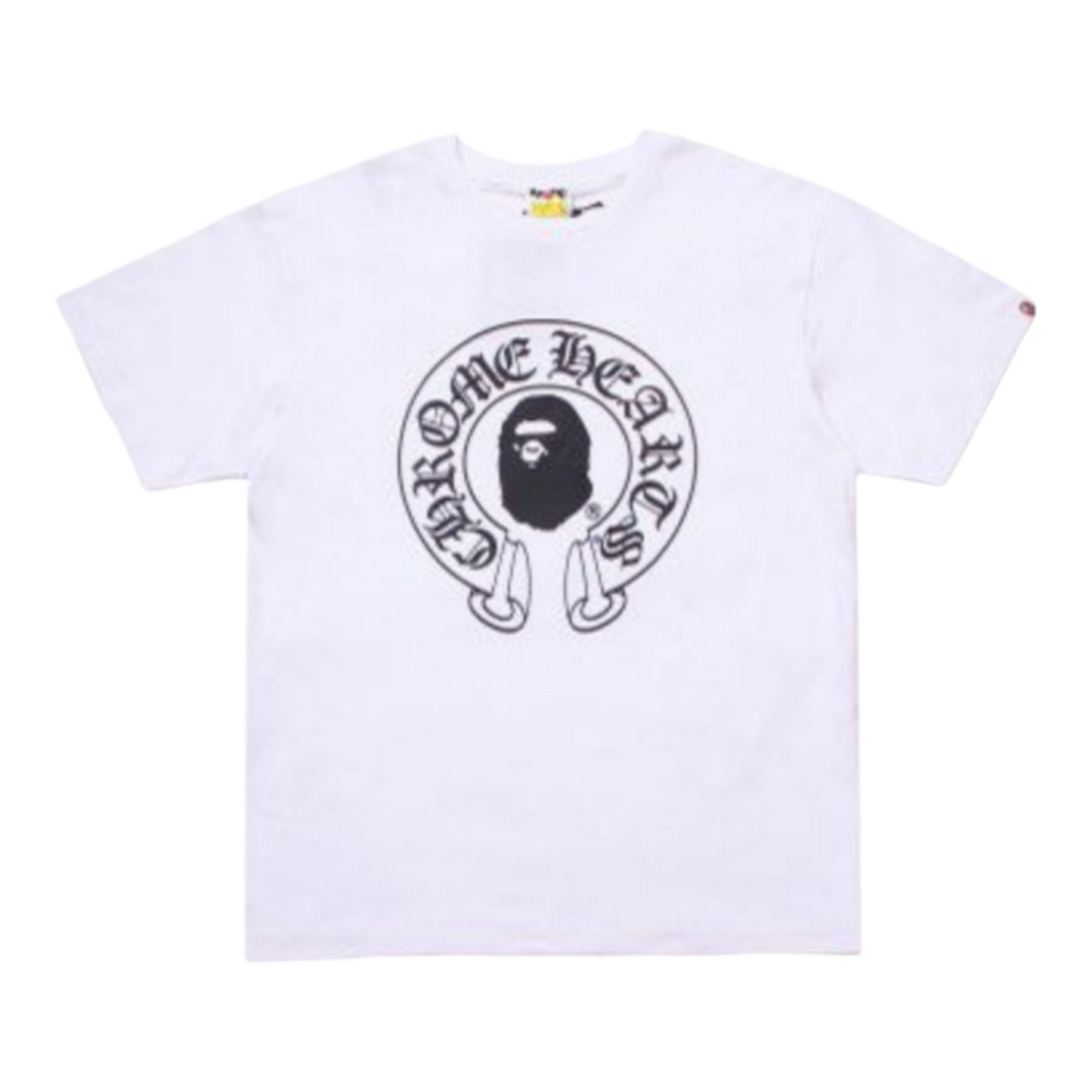 Bape x Chrome Heart White Tee