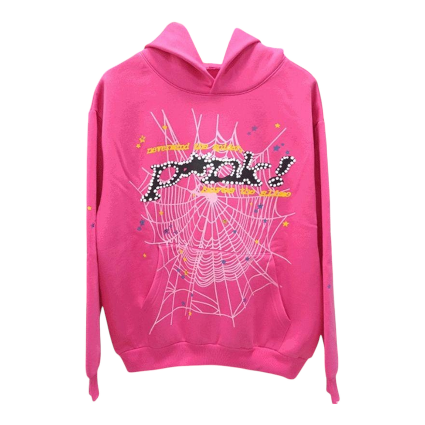 Sp5der Pink Punk hoodie